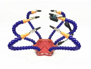 Cyclone Power Strange Hand Six Arm Soldering Station With USB fan